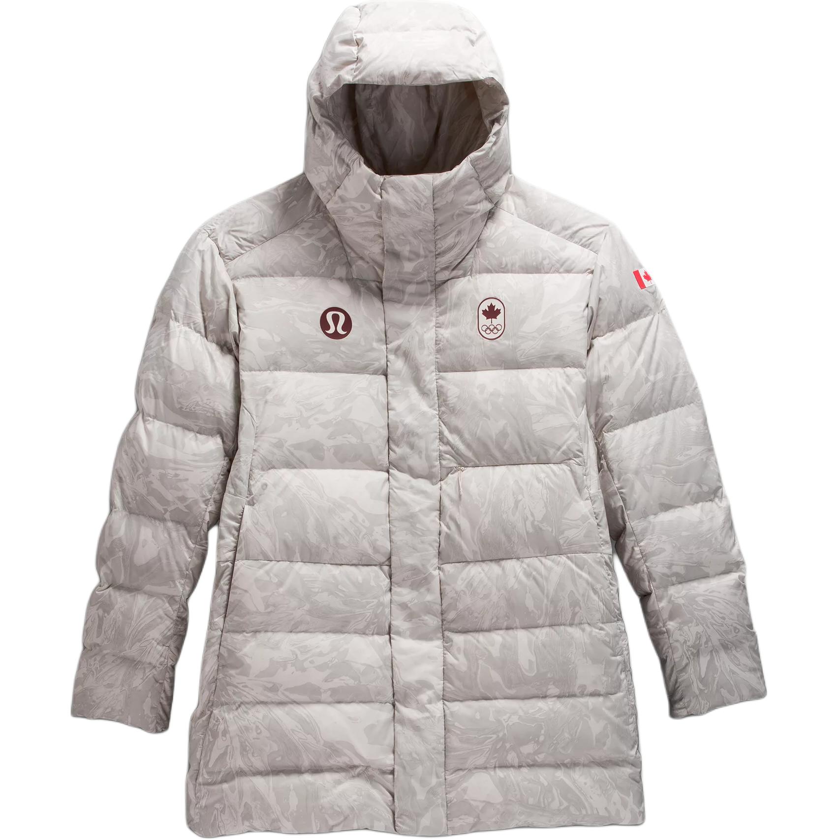 

Lululemon Пуховик мужской белый, Maple Wood Grain Light Ivory White Mixed Color/MPLN