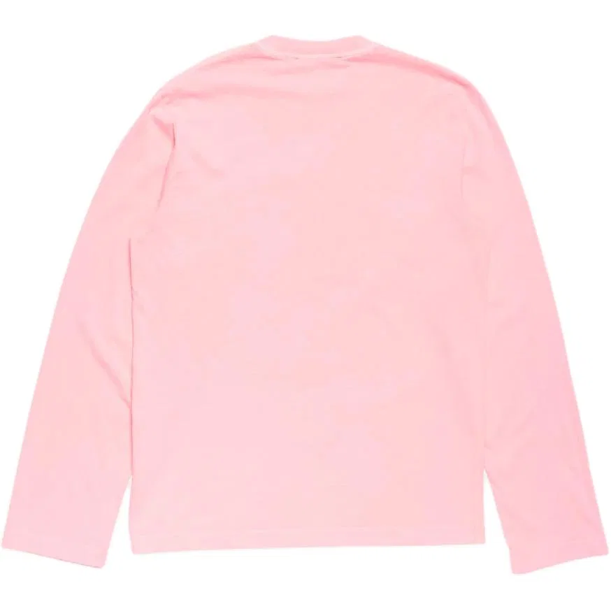 Футболка с длинным рукавом с принтом Acne Studios, Neon Pink — фото 3