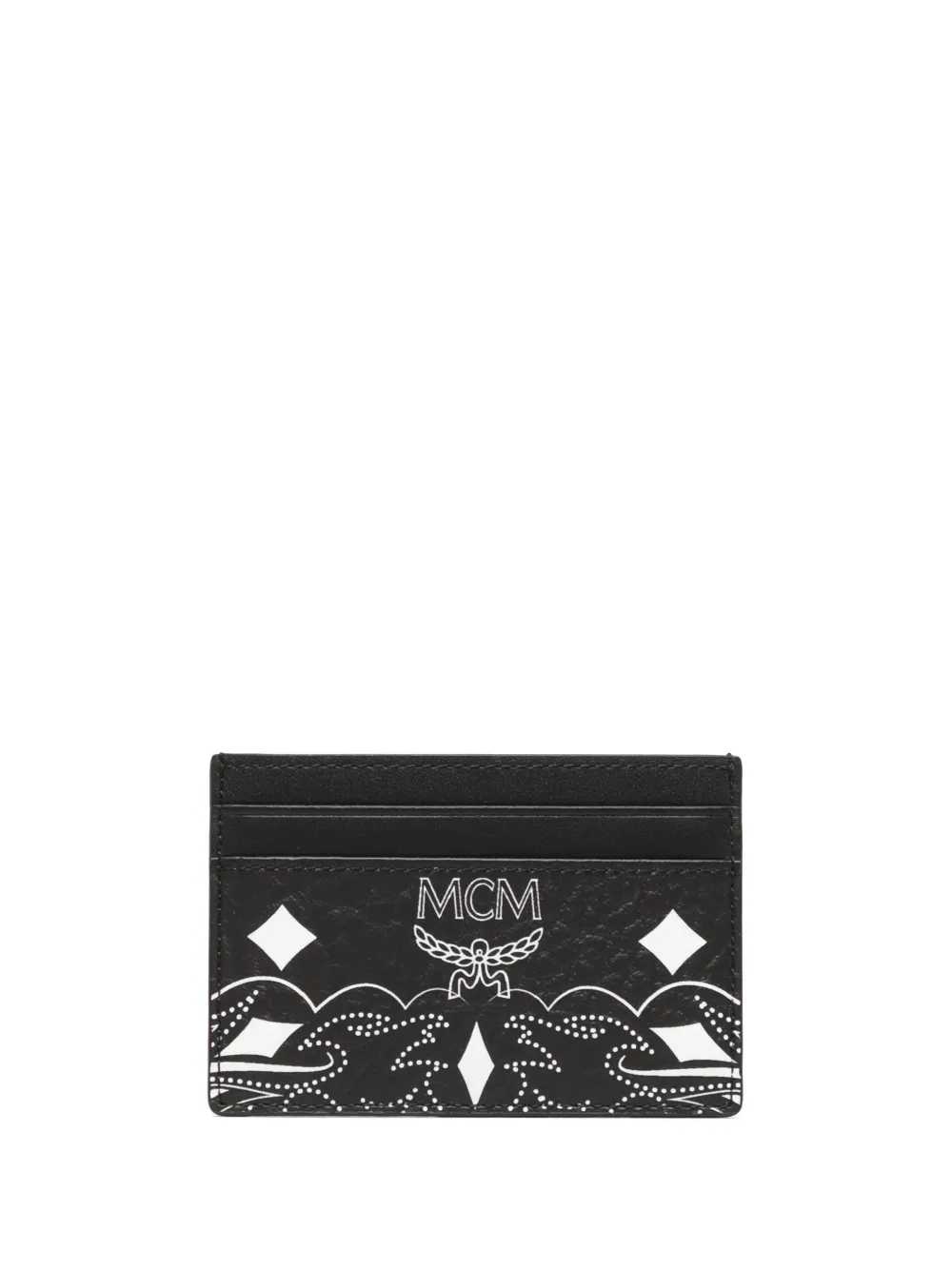 

Картхолдер Aren с принтом MCM, черный