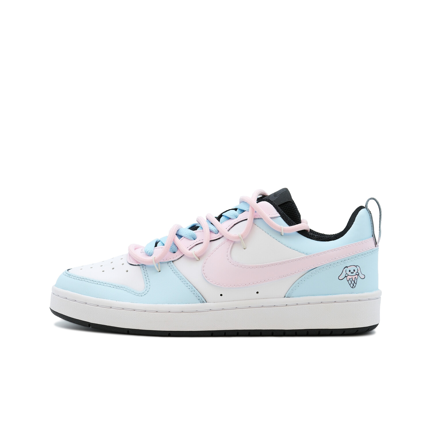 

Кроссовки Nike Court Borough Skateboarding Shoes Women's Low-top Blue, розовый