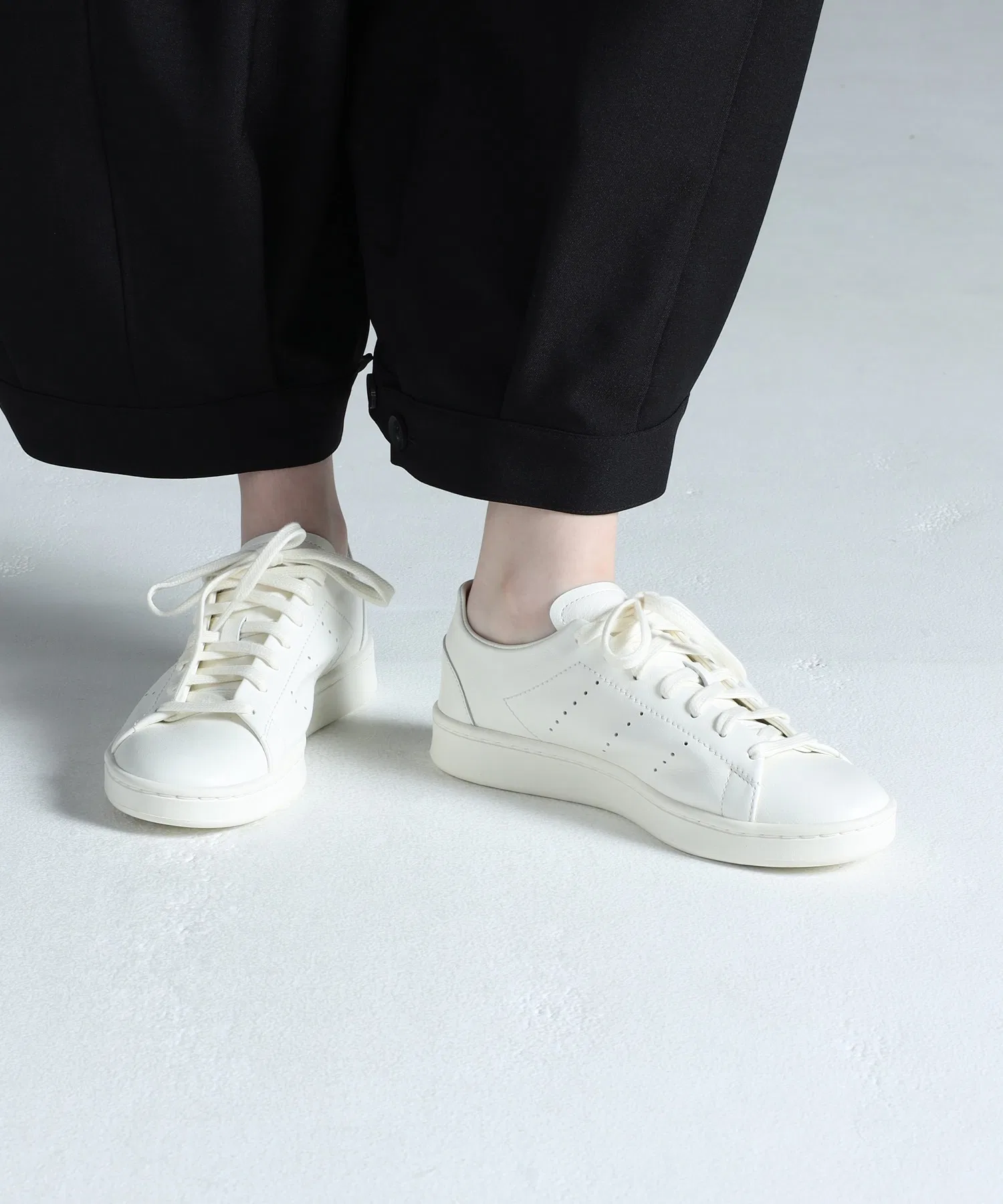 Унисекс кроссовки кожаные Y-3 STAN SMITH белые