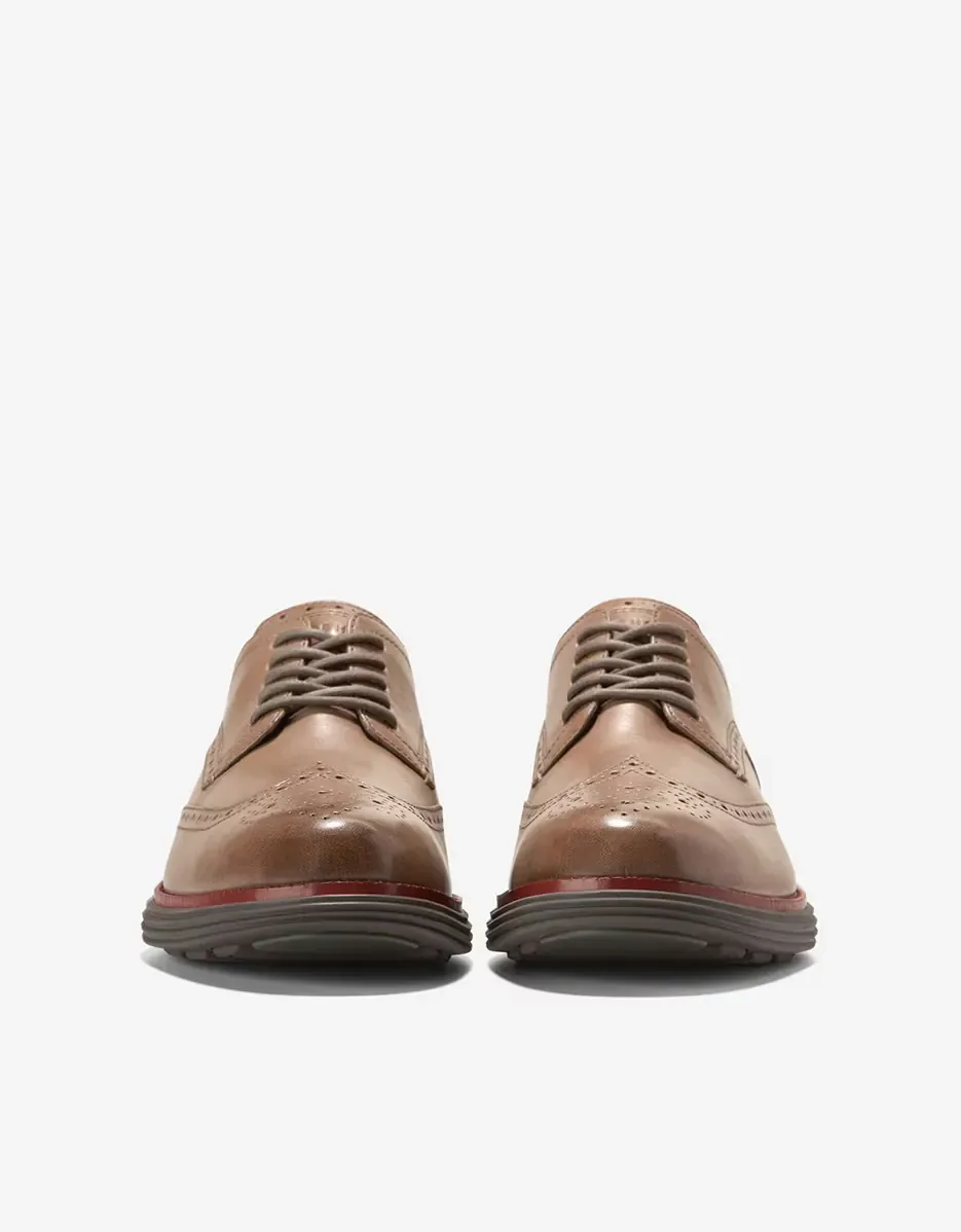 Мужские кожаные туфли на шнуровке Cole Haan, коричневый — фото 3