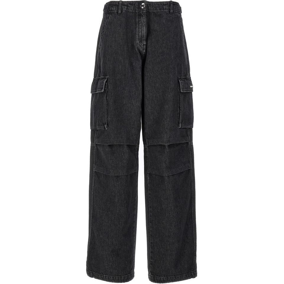 

Джинсы с завышенной талией и широкими штанинами COPERNI, черный