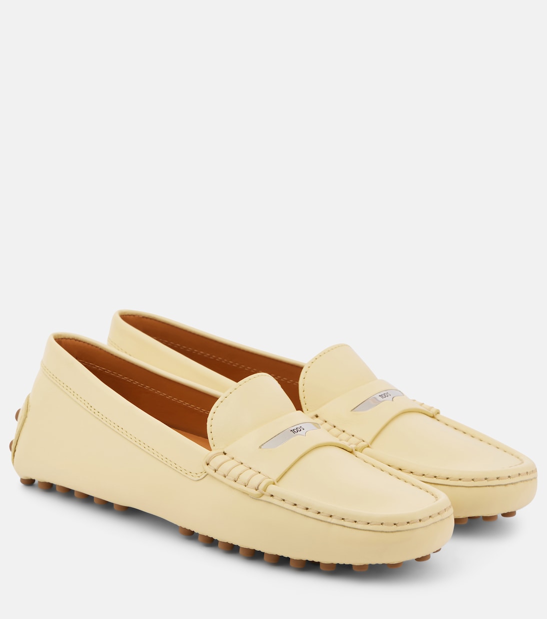 Кожаные туфли для вождения Gommino Tod's, Anise Flower