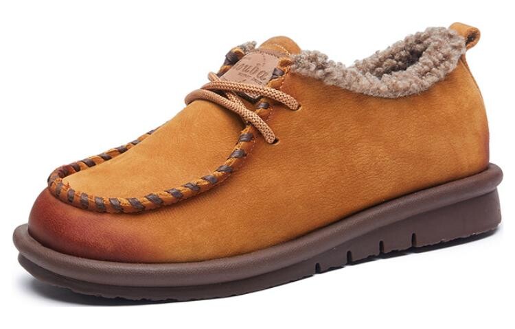 Туфли женские повседневные Women's Casual Shoes Women's Low-Top Shouba, желтый — фото 2
