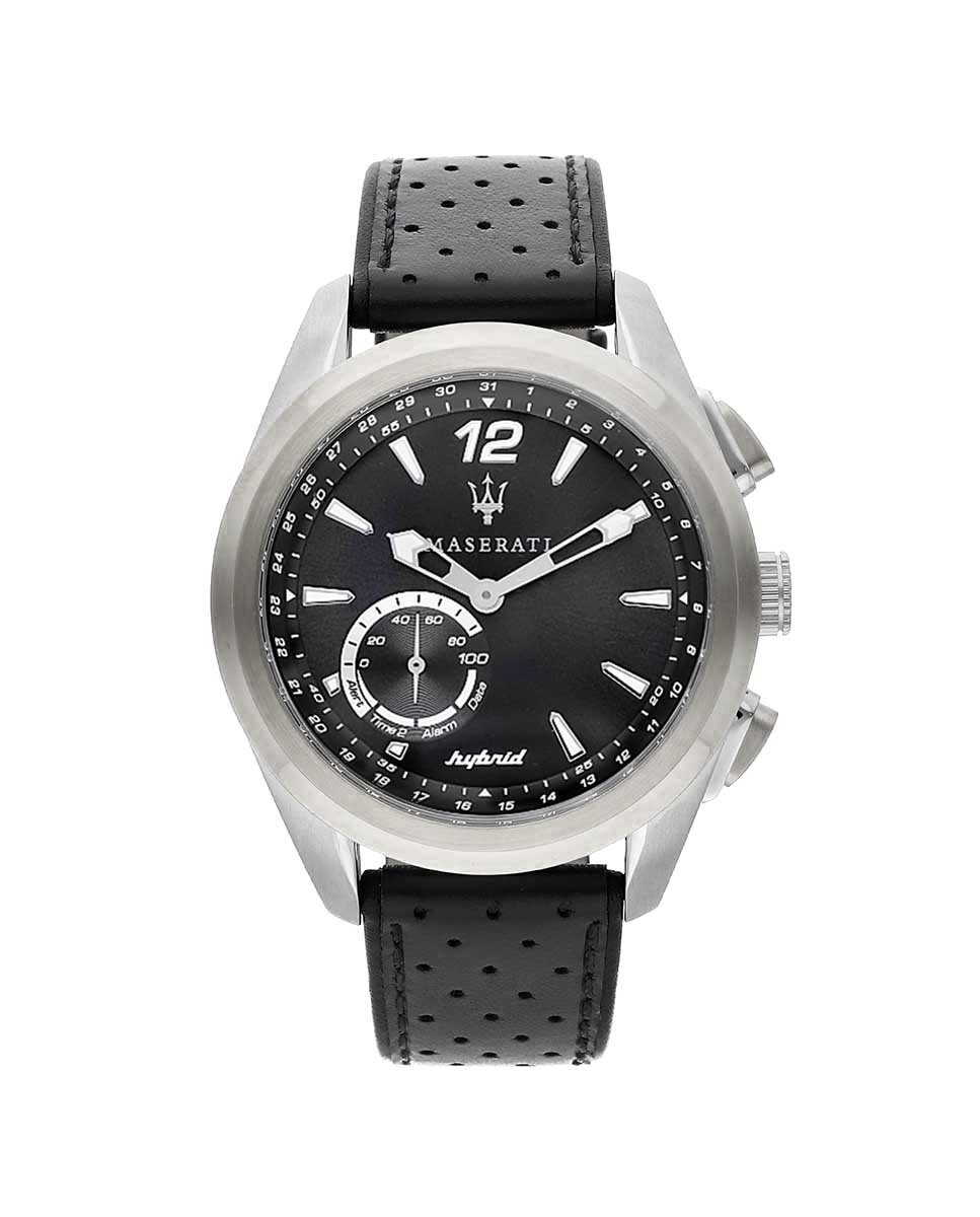 

Мужские часы Traguardo R8851112001 из кожи с черным ремешком Maserati