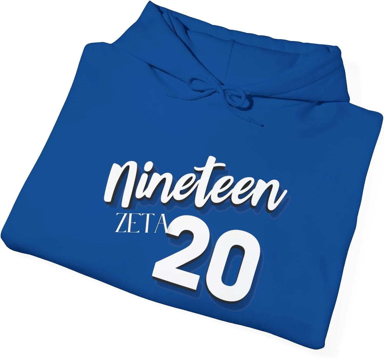 Худи Nineteen 20 Unisex Heavy Blend - уютный винтажный стиль GENERIC, Royal — фото 4