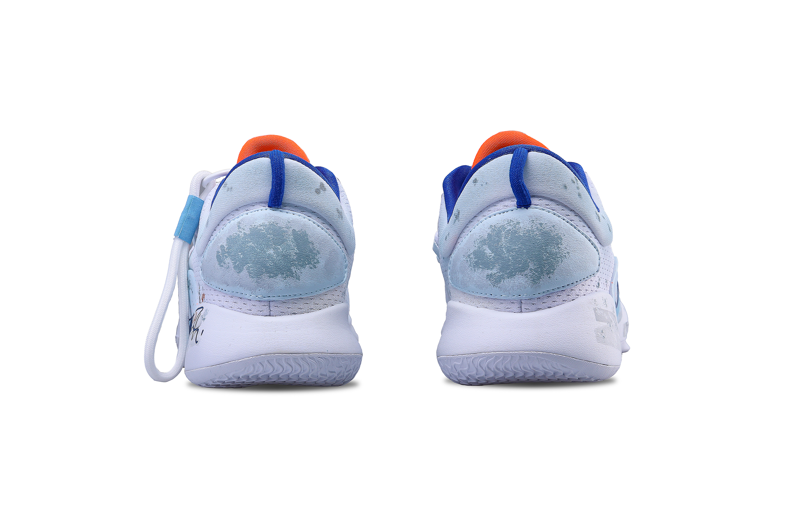 

Кроссовки Nike Hyperdunk X Vintage Basketball Shoes Men Low-top White/blue/orange, голубой, Синий, Кроссовки Nike Hyperdunk X Vintage Basketball Shoes Men Low-top White/blue/orange, голубой