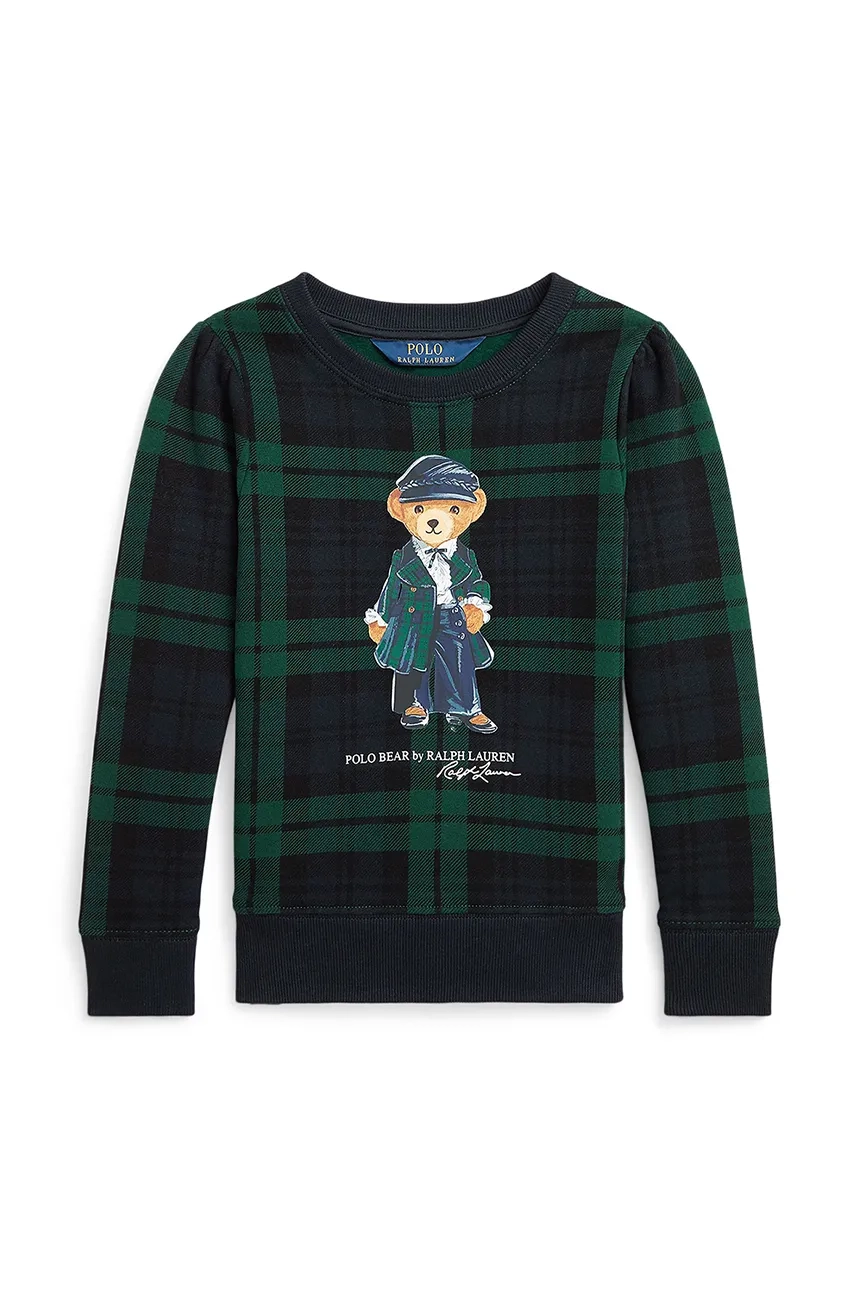 

Детская хлопковая толстовка Polo Ralph Lauren, черный
