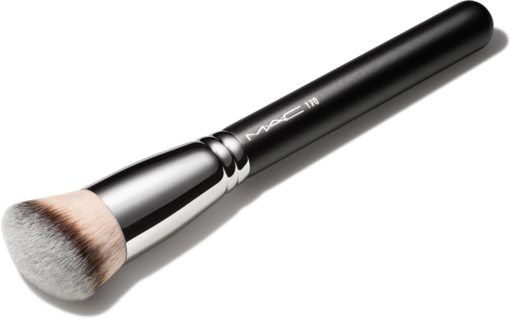 Кисть 170 синтетическая круглая скошенная кисть угловая кисть кабуки Mac Cosmetics, 1 шт — фото 3