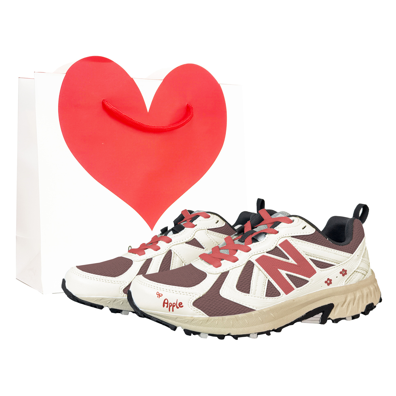 

New Balance Кроссовки для бега NB 410 V5 Abrasion Resistant Low top Unisex бежево-розовые