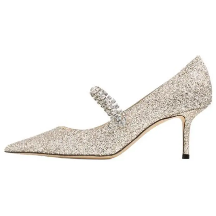 Jimmy Choo Бинг Слим Хилл высокие каблуки 6,5 см женские золотые