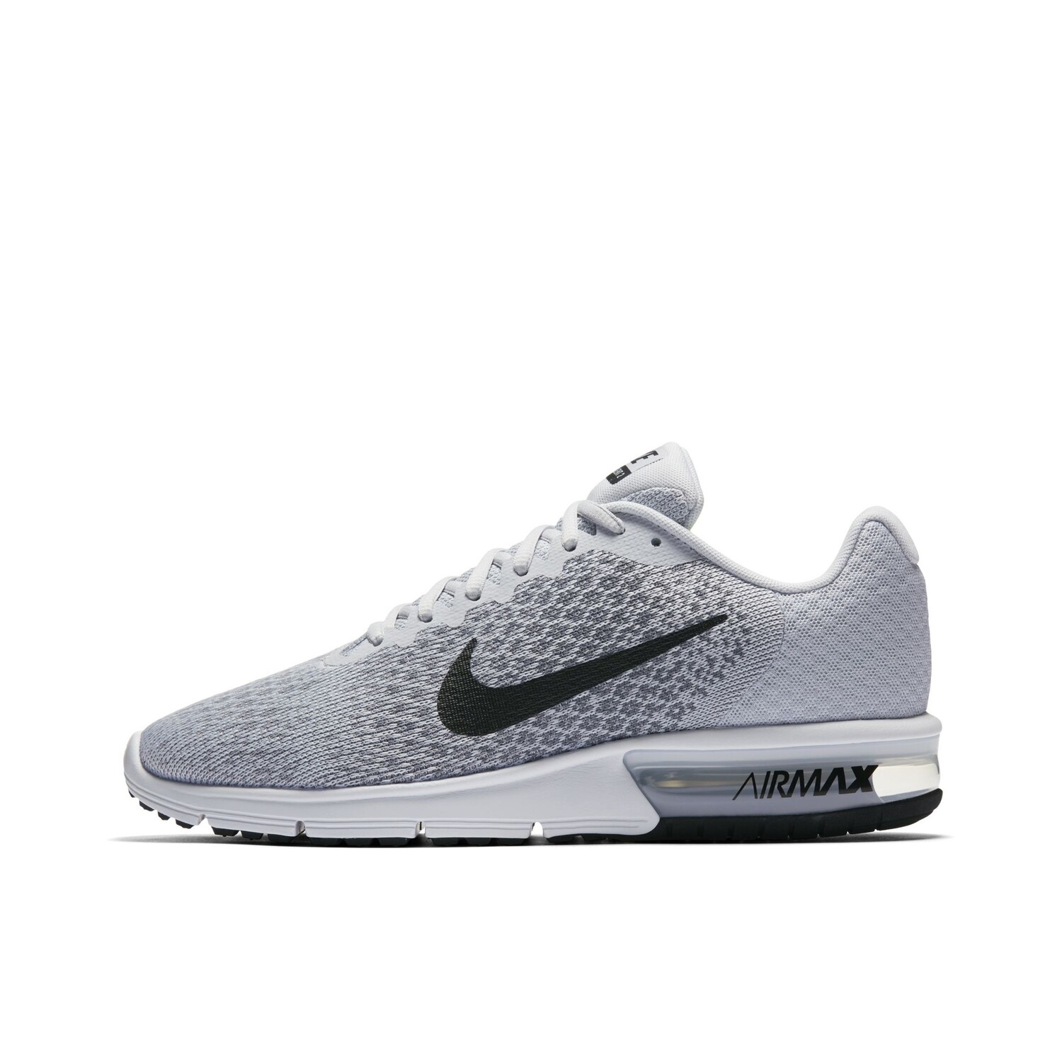 

Кроссовки Nike Air Max Sequent 2 Pure Platinum/Black-Cool Grey, серый/черный