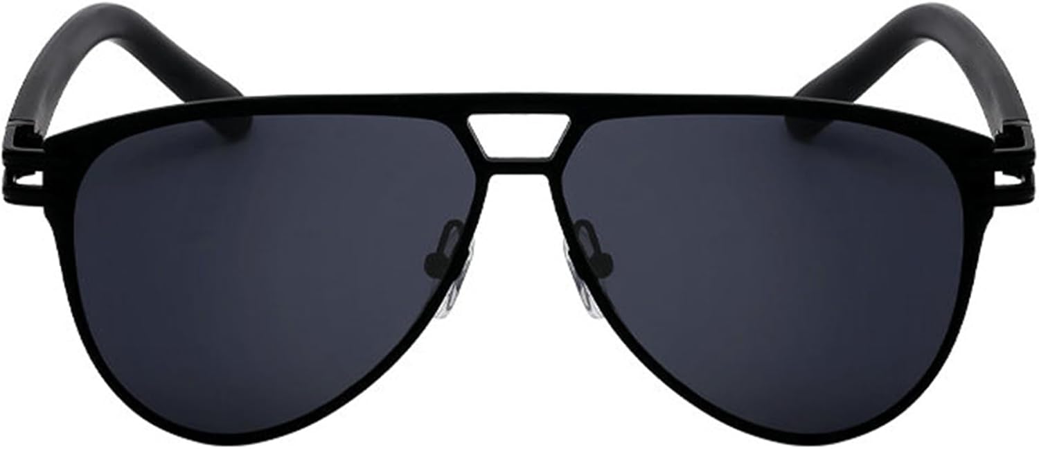 

Мужские солнцезащитные очки Helena с двойной перемычкой, квадратной формы, винтажные дизайнерские женские солнцезащитные очки, металлические солнцезащитные очки в стиле «пилот», C2