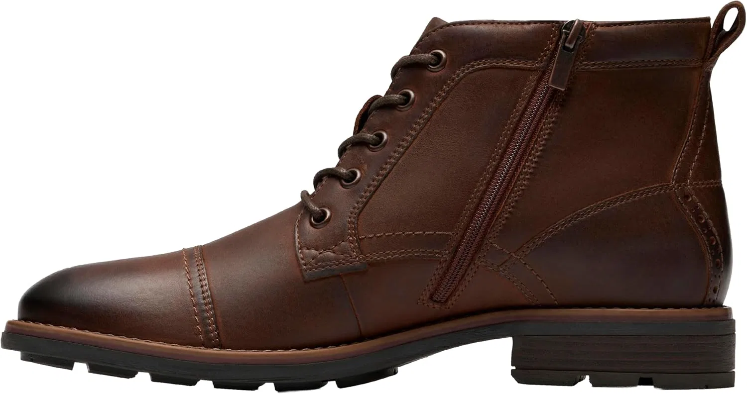 Мужские ботинки Clarks Emmet Zip Chelsea Boot, Navy Knit — фото 2