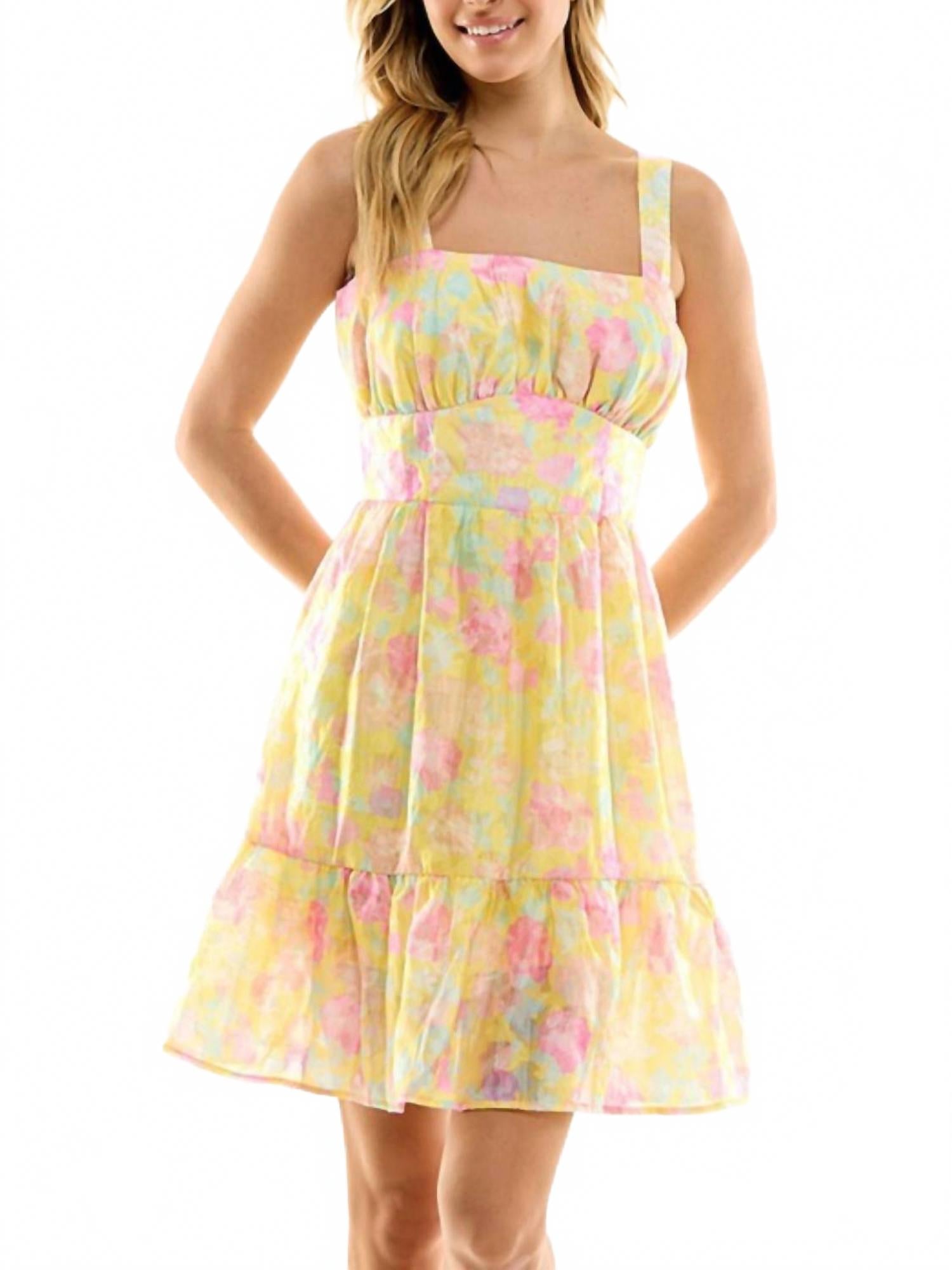 

Витринное платье в желтом Ontwelfth