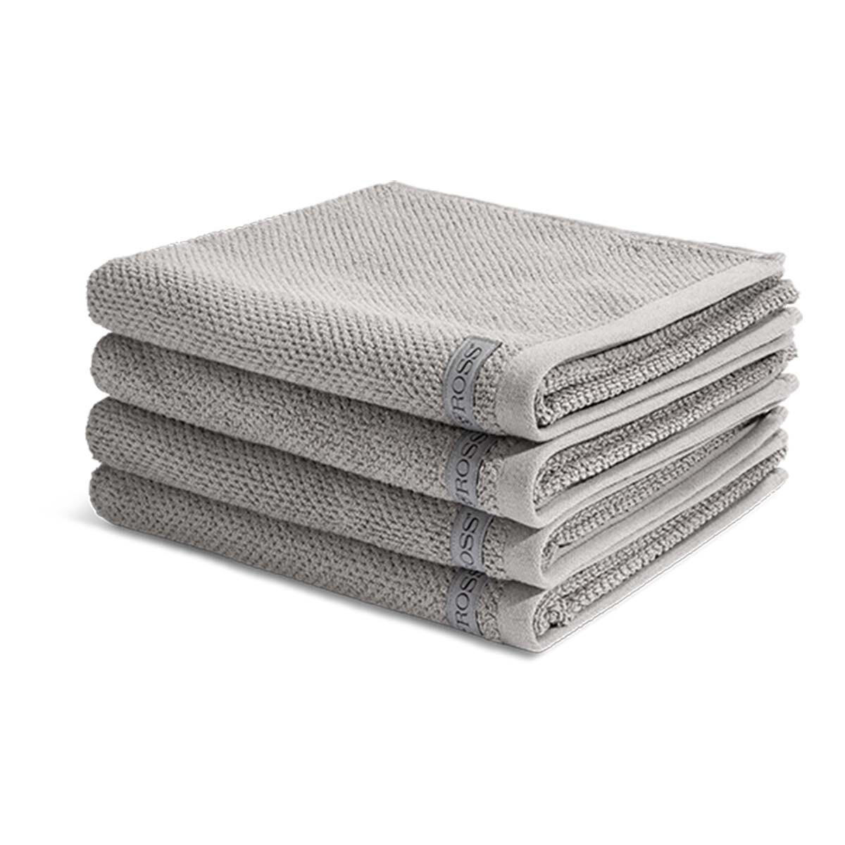 

Towel selection — набор из 4 шт из органического хлопка Ross, серый