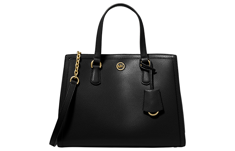 

MICHAEL KORS Сумка Chantal из кожи через плечо, женская, среднего размера, черная