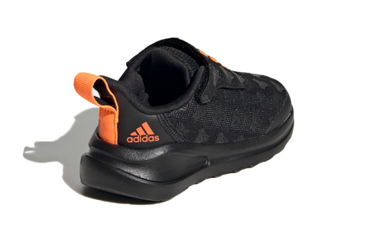Кроссовки adidas Fortarun Toddler Shoes TD Low-top Black/Orange — фото 4