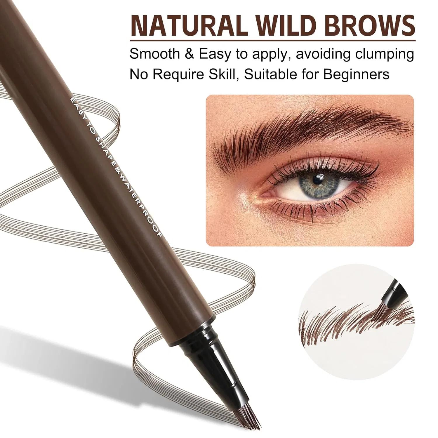 Жидкий карандаш для бровей «Microblading Eyebrow Pencils» от Boobeen Boobeen — фото 4