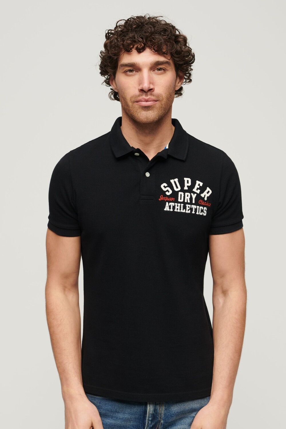 

Винтажная рубашка-поло Superstate Superdry, черный