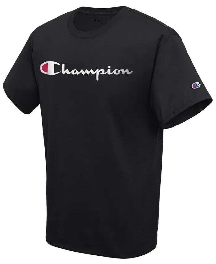 

Футболка мужская с логотипом Script Champion, черный