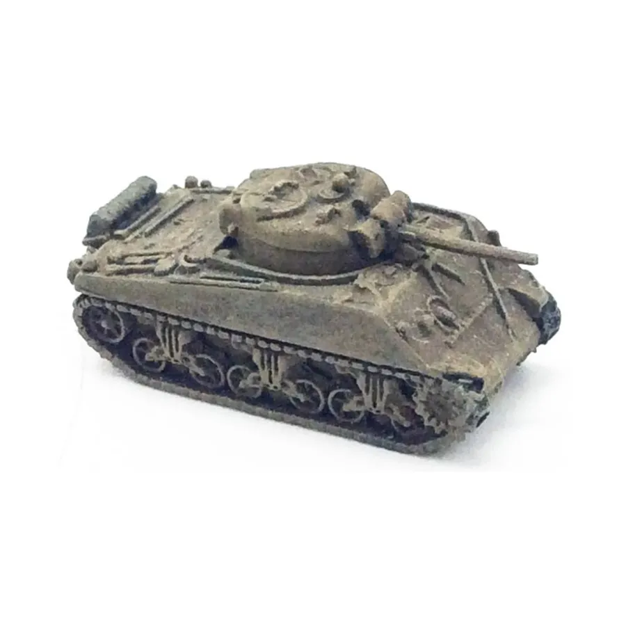 

М4 Шерман №1, WWII Micro Armour - United States - Loose Miniatures (1:285)