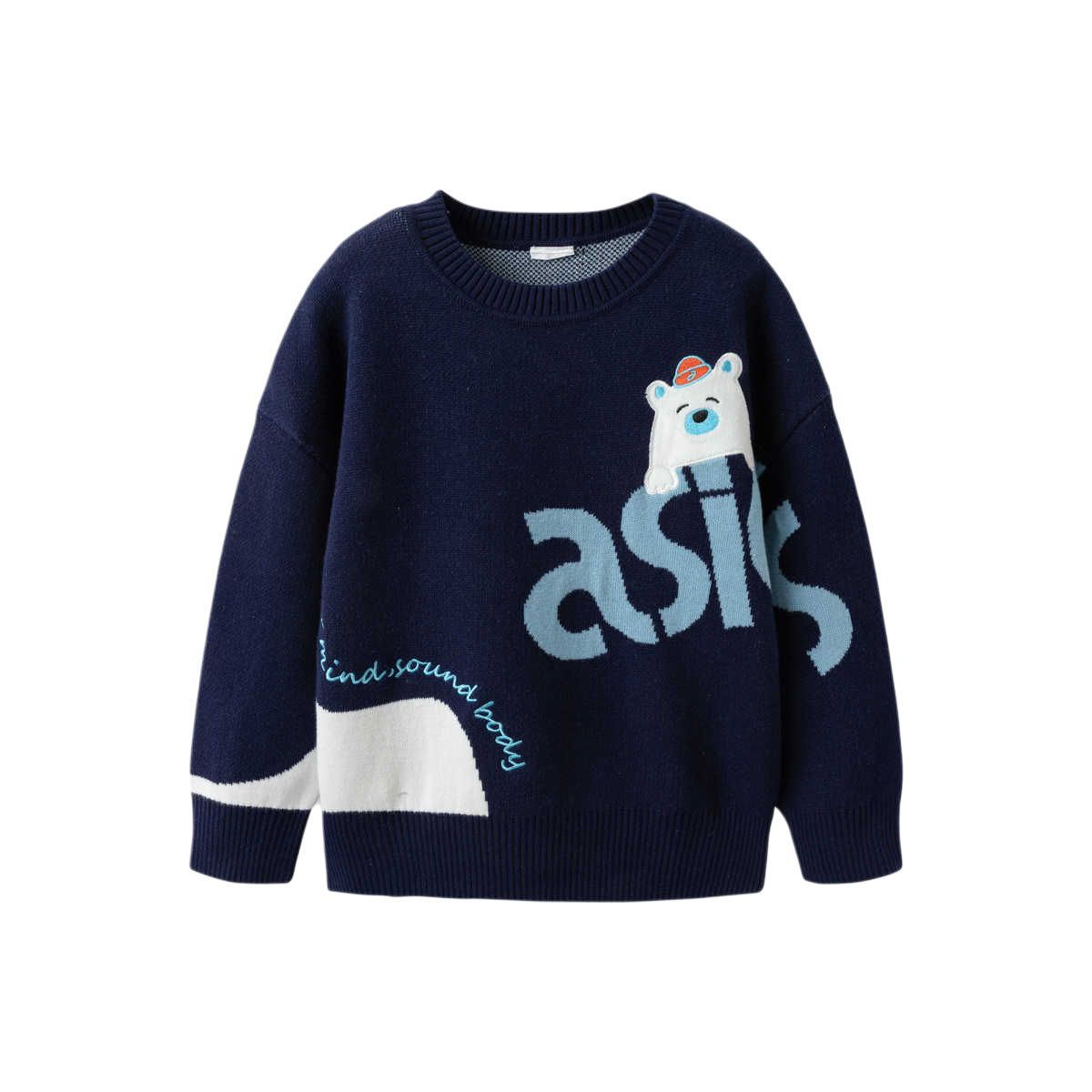 

Свитер Sports Performance для детей 3-7 лет ASICS, темно-синий