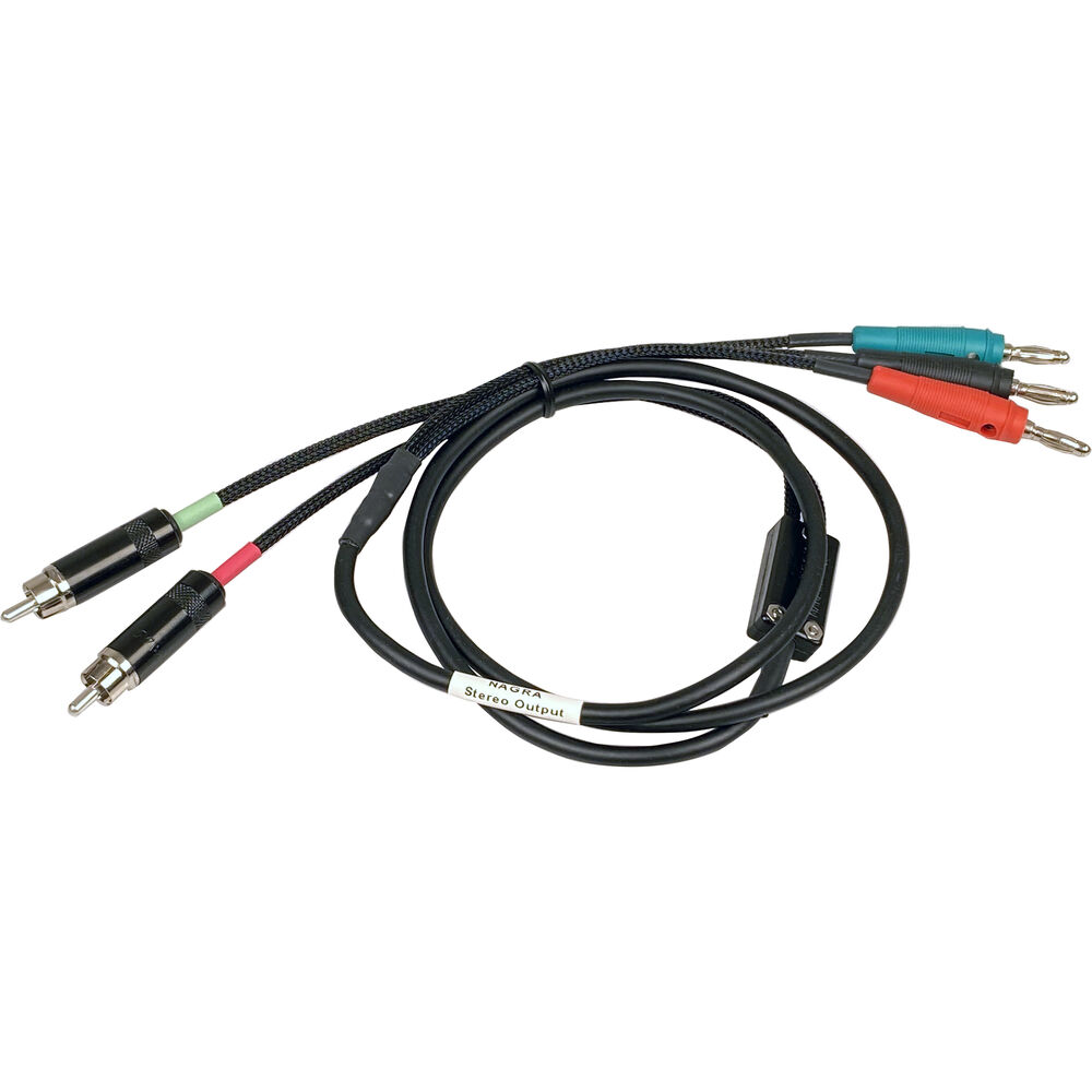 

Remote Audio Stereo Output Cable for Nagra IV-S (4') NAGSOBR
