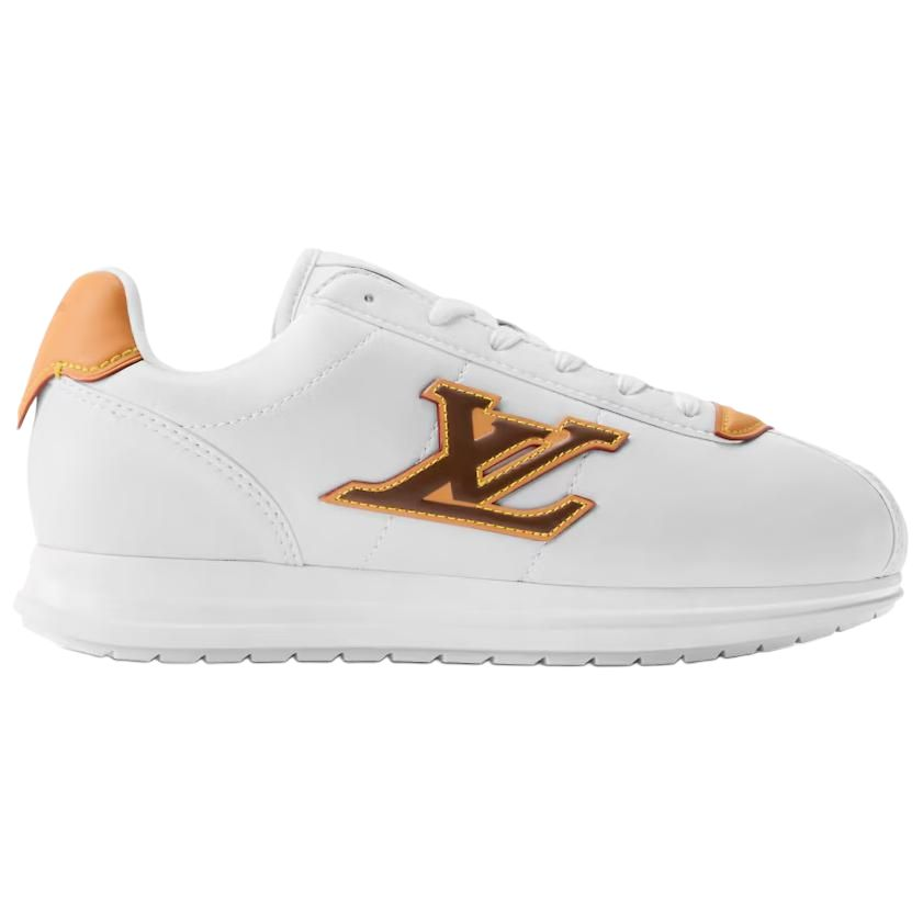 LOUIS VUITTON Nigo Collaboration BUTTERSOFT FW25 низкие повседневные кроссовки мужские белые — фото 2