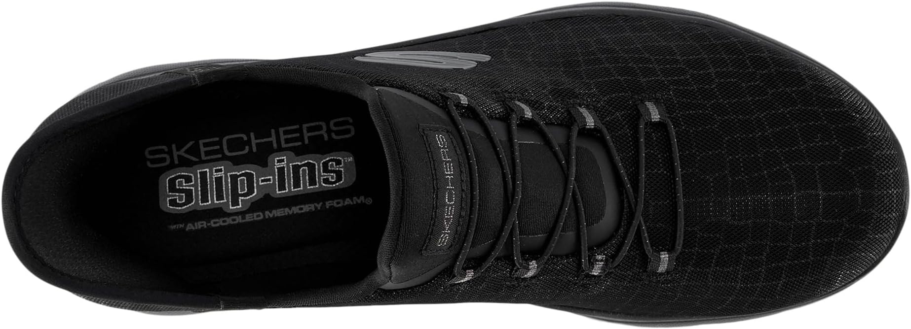 Кроссовки SKECHERS Summits-Classy Night Hands Free Slip-Ins, Black — фото 2