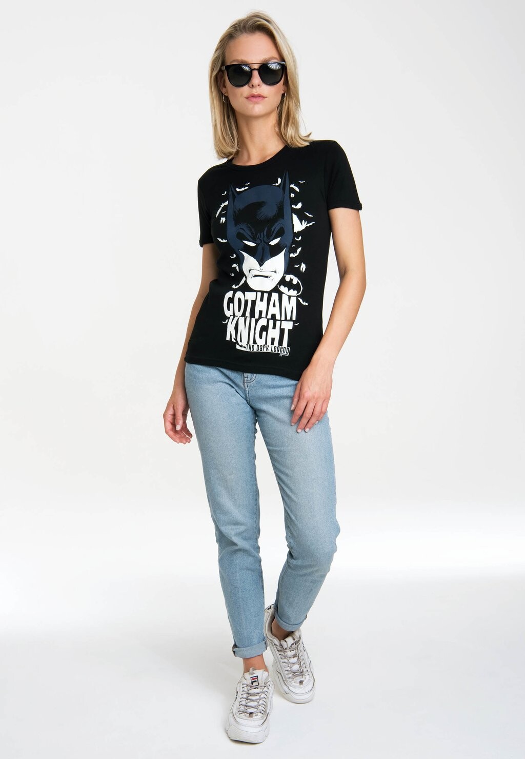 

Футболка с принтом BATMAN GOTHAM KNIGHT LOGOSHIRT, черный