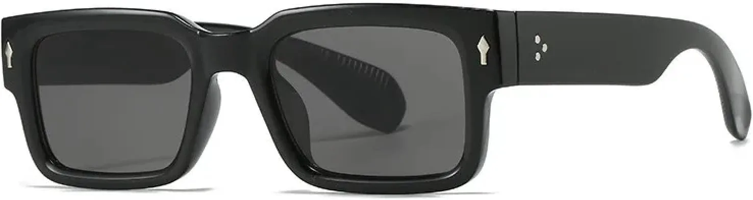 

Солнцезащитные очки с защитой от УФ-излучения UV400 | Желтая оправа | Для женщин и мужчин | Для занятий спортом на открытом воздухе и вождения DSVIGF, Black Gray