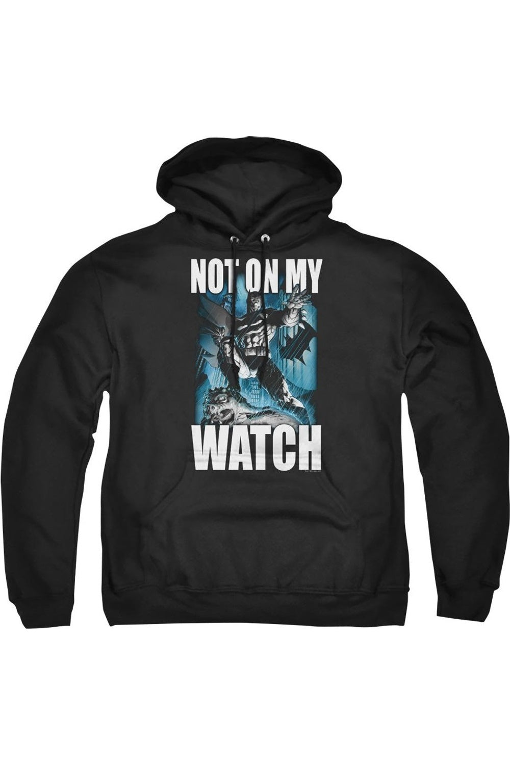 

Толстовка с капюшоном Batman Not On My Watch для взрослых Gildan, черный