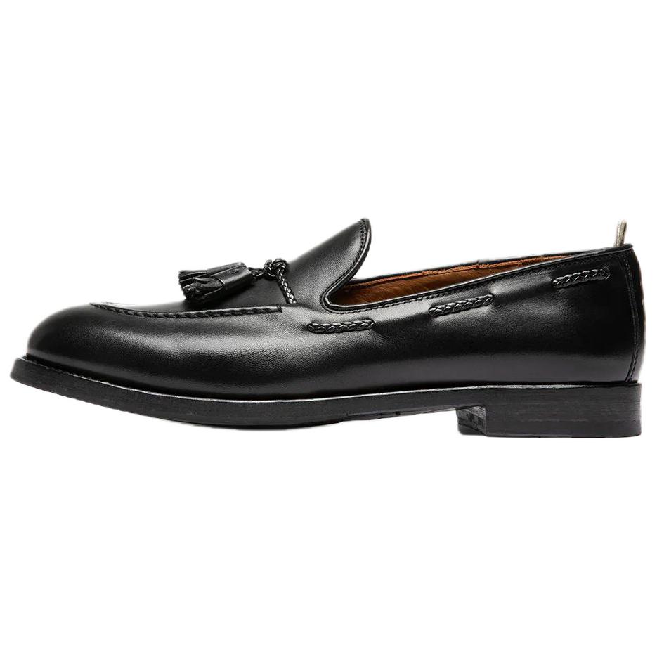 

Officine Creative Ivies 002 Casual Leather Shoes 2.5cm мужские черные