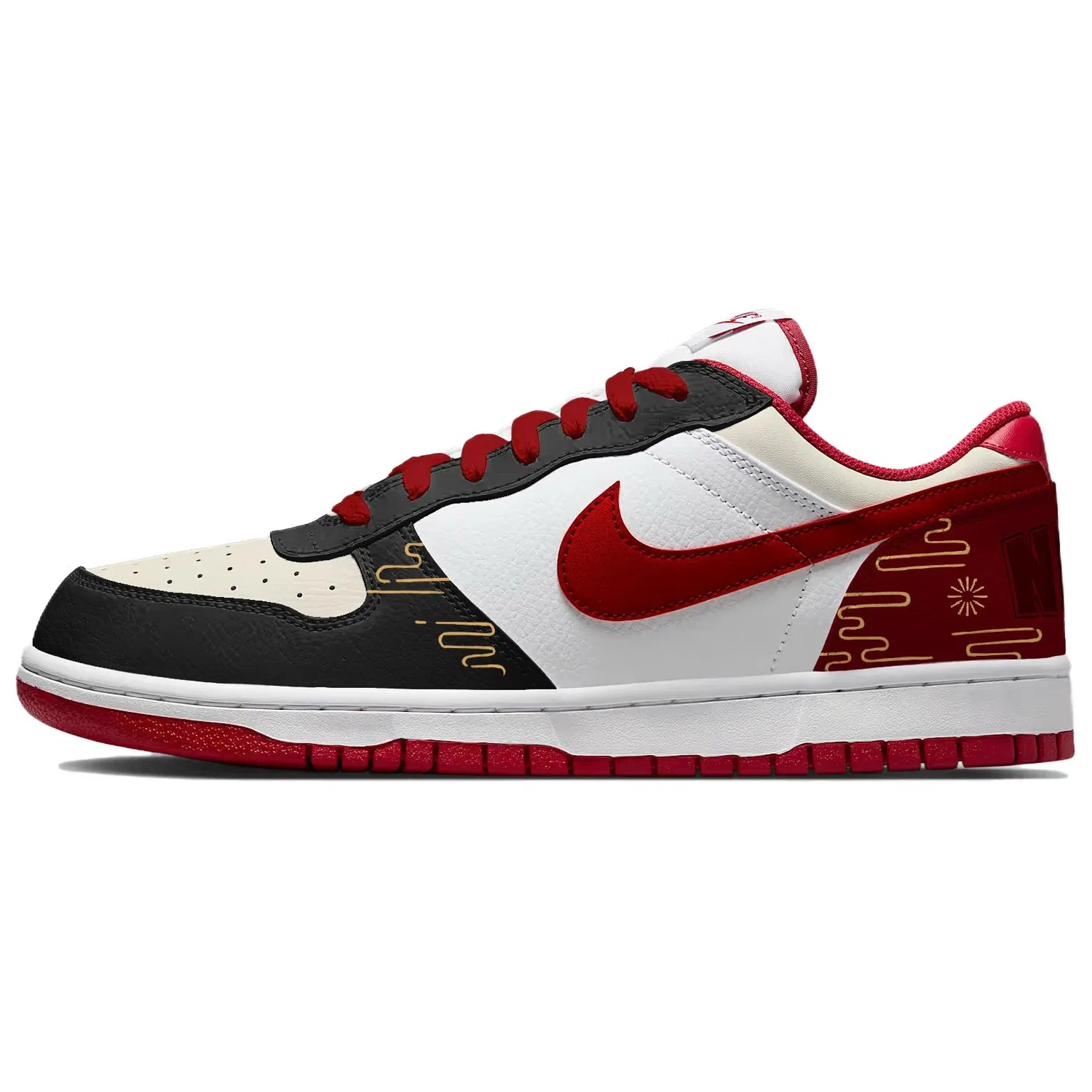 Кеды Nike Big Low Black Red