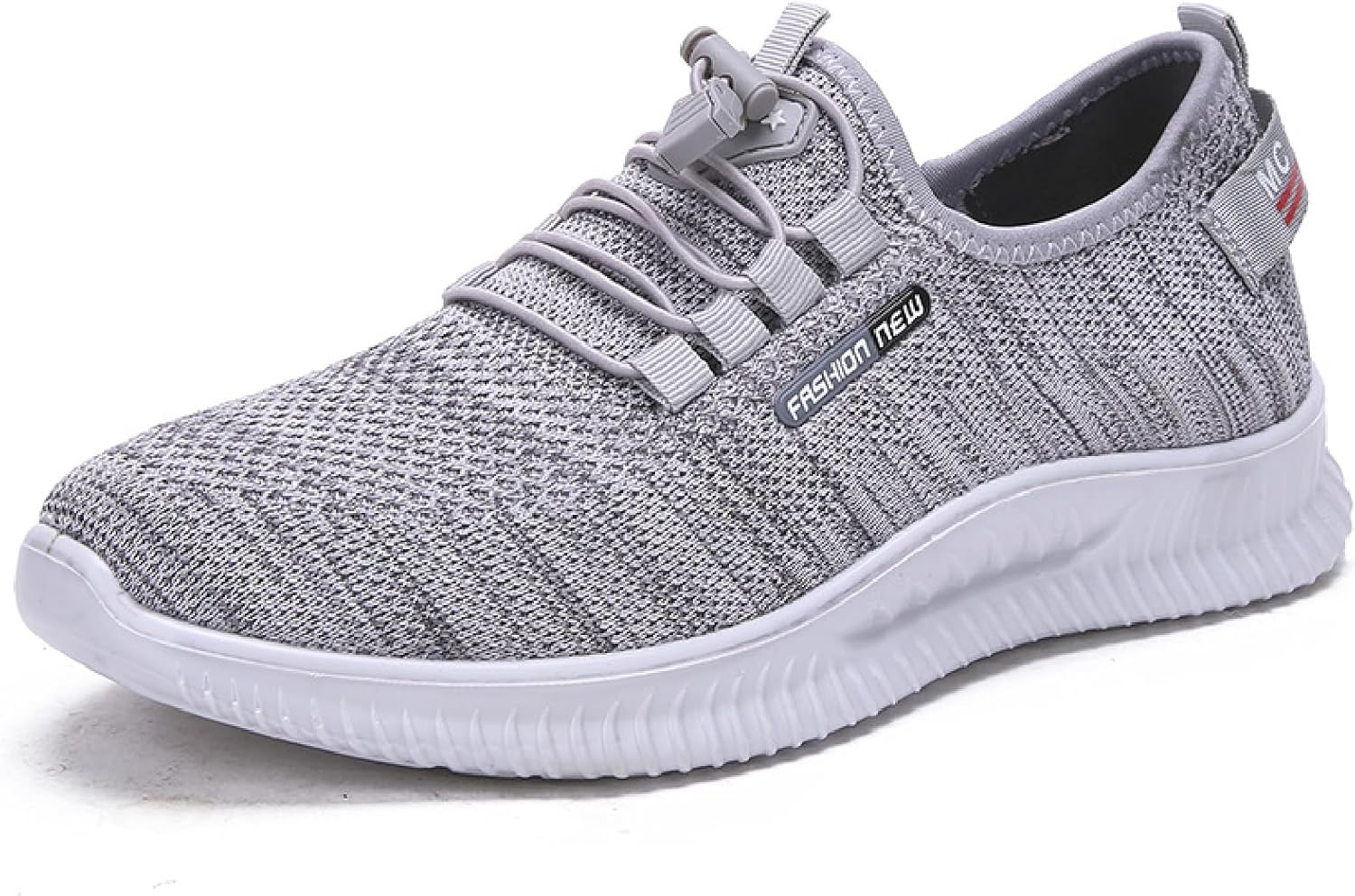 

Мужские повседневные кроссовки противоскользящие дышащие прогулочные легкие шнурованные спортивные удобные сетчатые кроссовки Asifn, серый