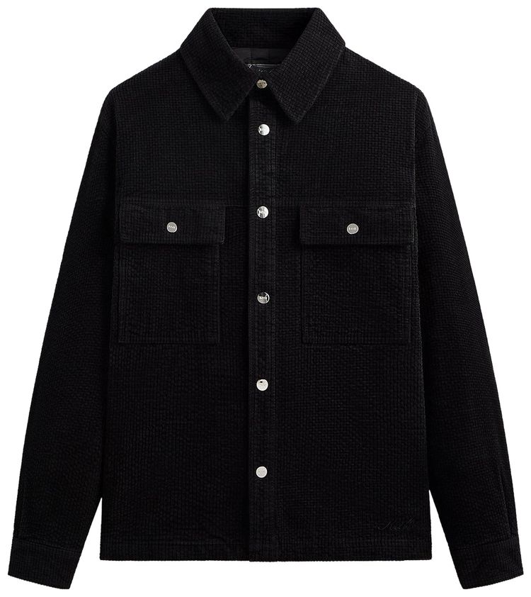

Куртка-рубашка Kith Chenille Ripstop Ace, черная