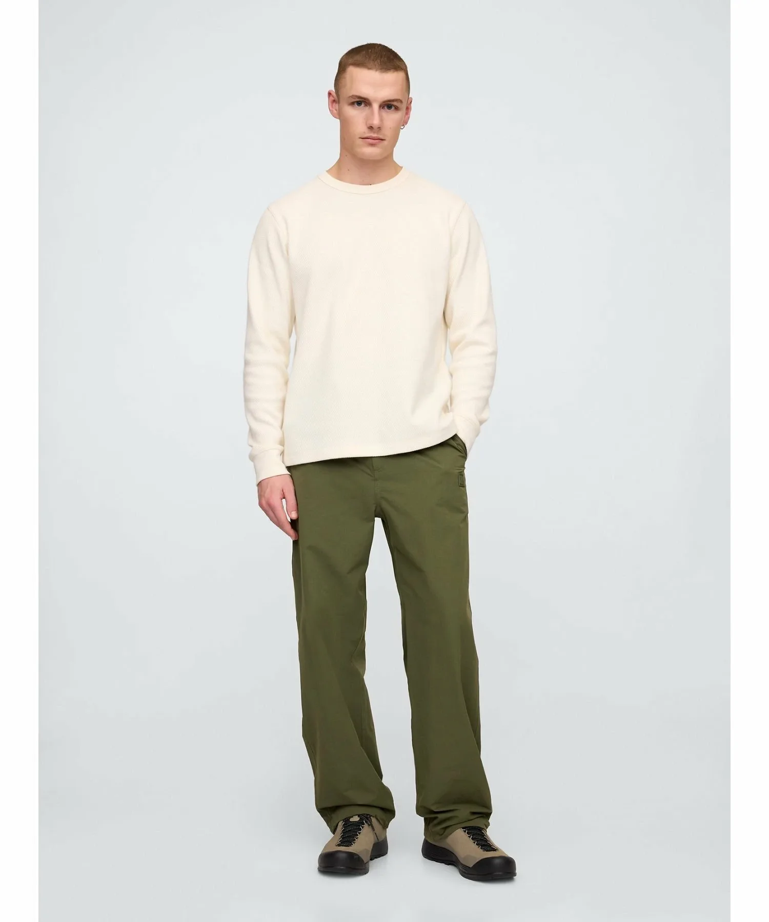 (U) Парашютные штаны GAP, ARMY_JACKET_GREEN — фото 4