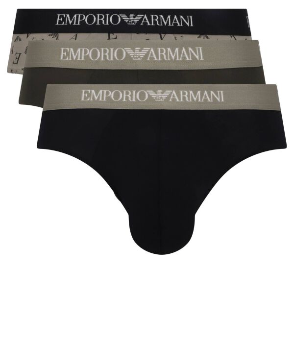 

Трусы 3 шт. Emporio Armani, черный