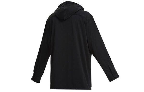 Куртка men's y-3 hooded track jacket black Adidas, черный — фото 2
