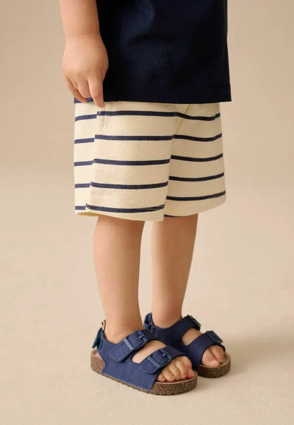Спортивные брюки из фактурной ткани стандартного кроя Next, Blue White Stripe — фото 2