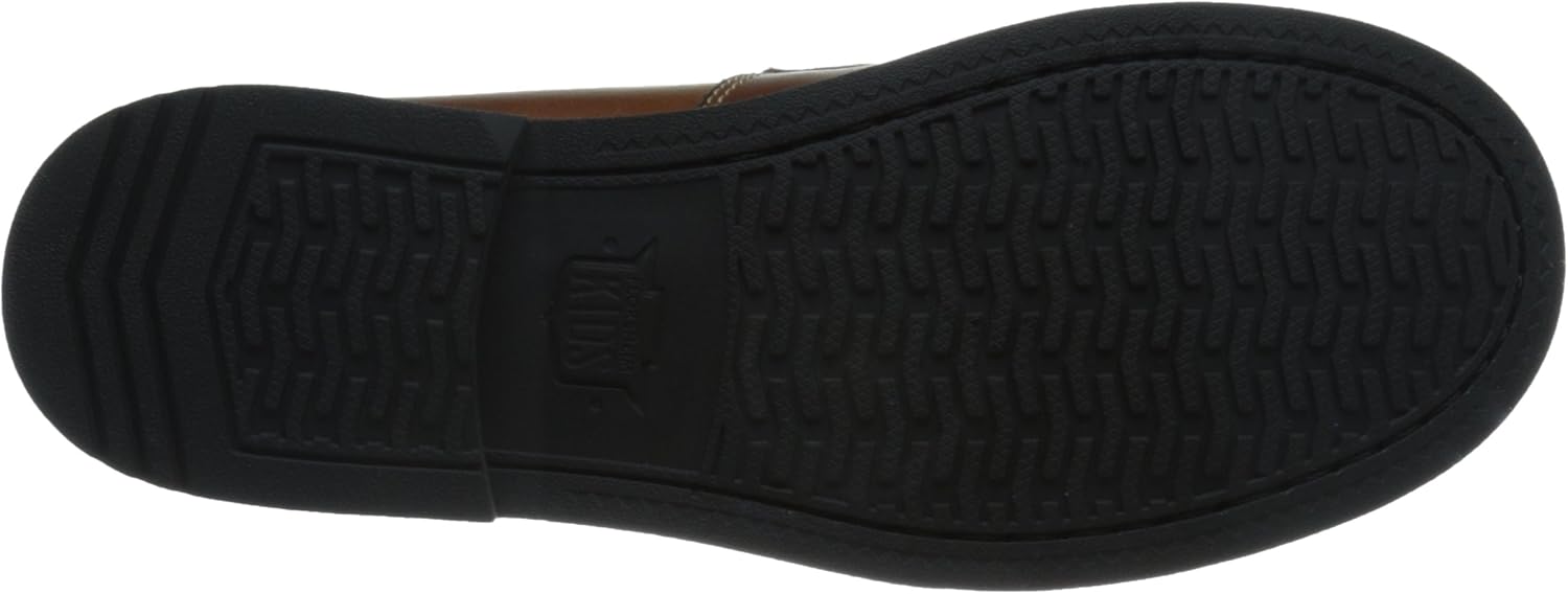 Детские лоферы Florsheim Boy's Croquet Penny - для малышей и старших детей, коричневый — фото 4
