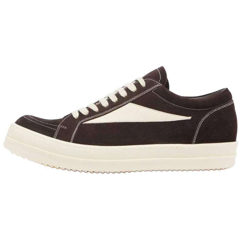 

Кроссовки для скейтбординга RO SS25 HOLLYWOOD Suede Low top мужские Brown RICK OWENS, Original Shoe Box Included