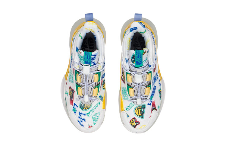 Баскетбольные кроссовки Team2.0 Kids GS Mid-top Standard White/green Pepper Green Lining Young — фото 4