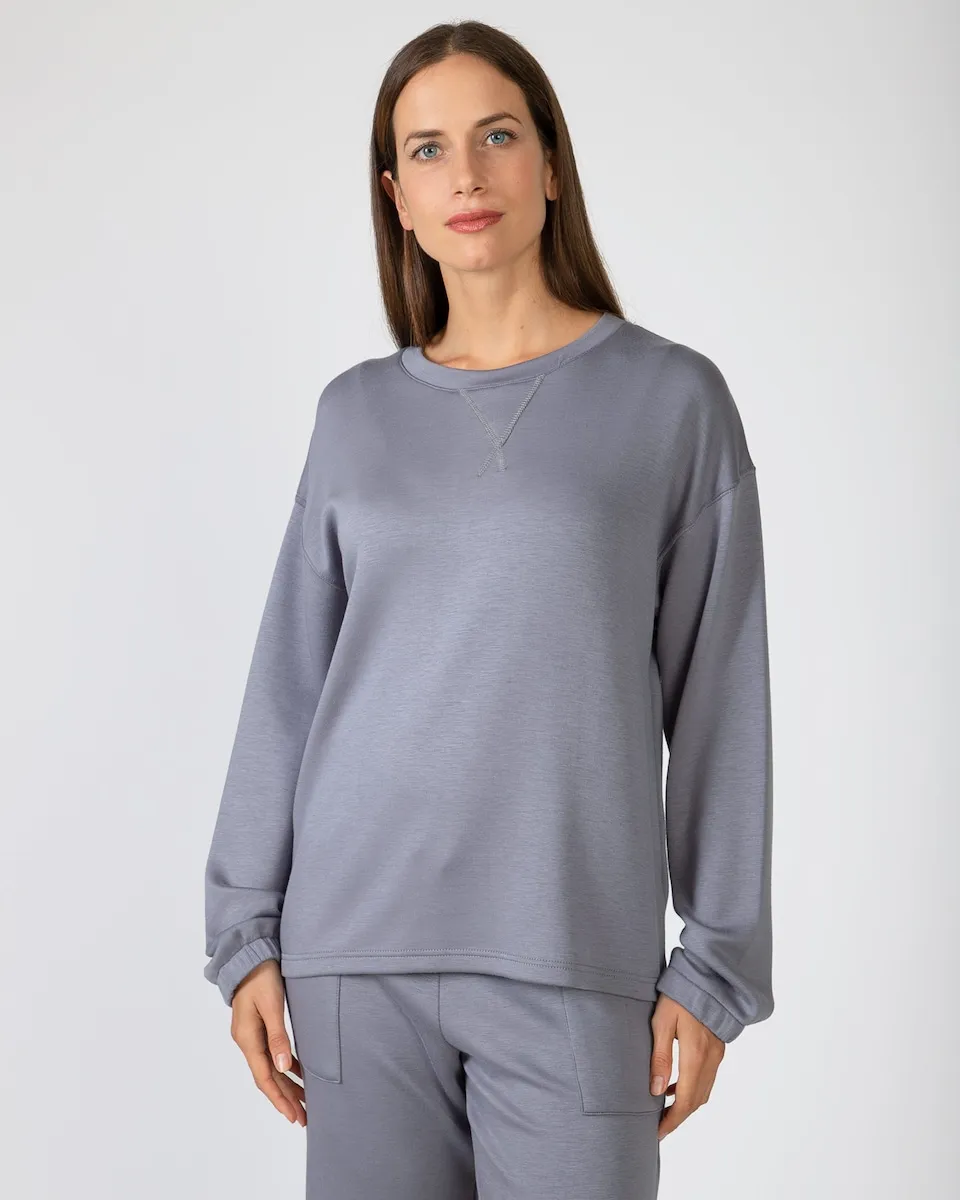 

Женская толстовка из мягкой ткани Massana, серый