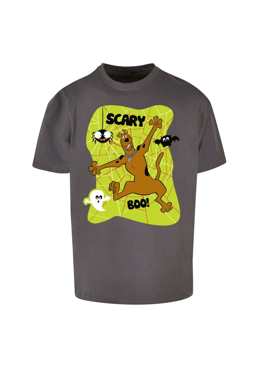 

Футболка с принтом SCOOBY DOO SCARY OVERSIZE ABSOLUTE CULT, серый