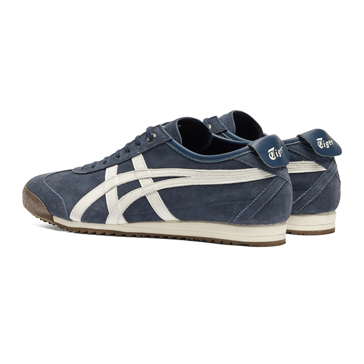 Onitsuka Tiger Мексика 66 устойчивые к истиранию повседневные ботинки унисекс — тёмно-синие, цвет Dark Blue — фото 4