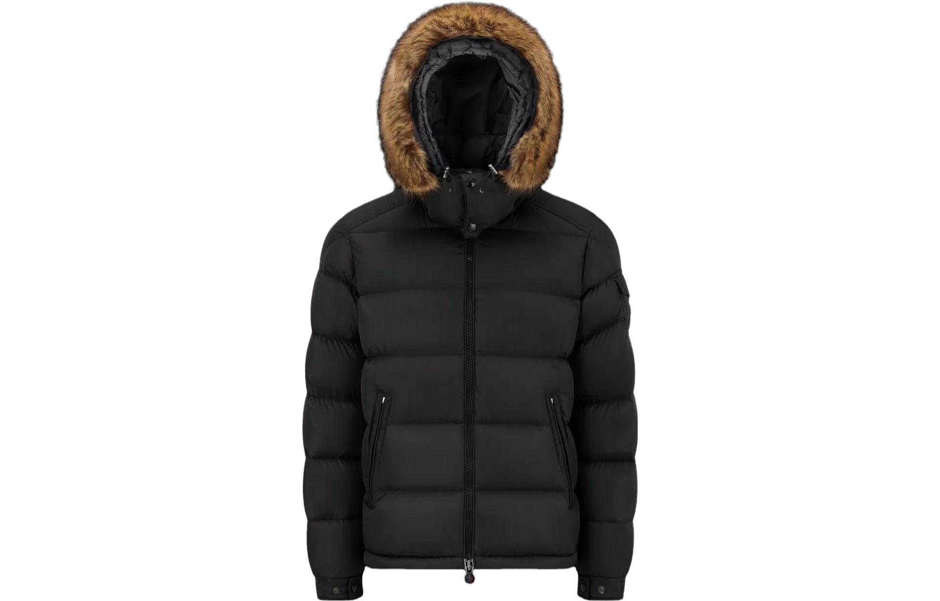 

Пуховик мужской черный Moncler