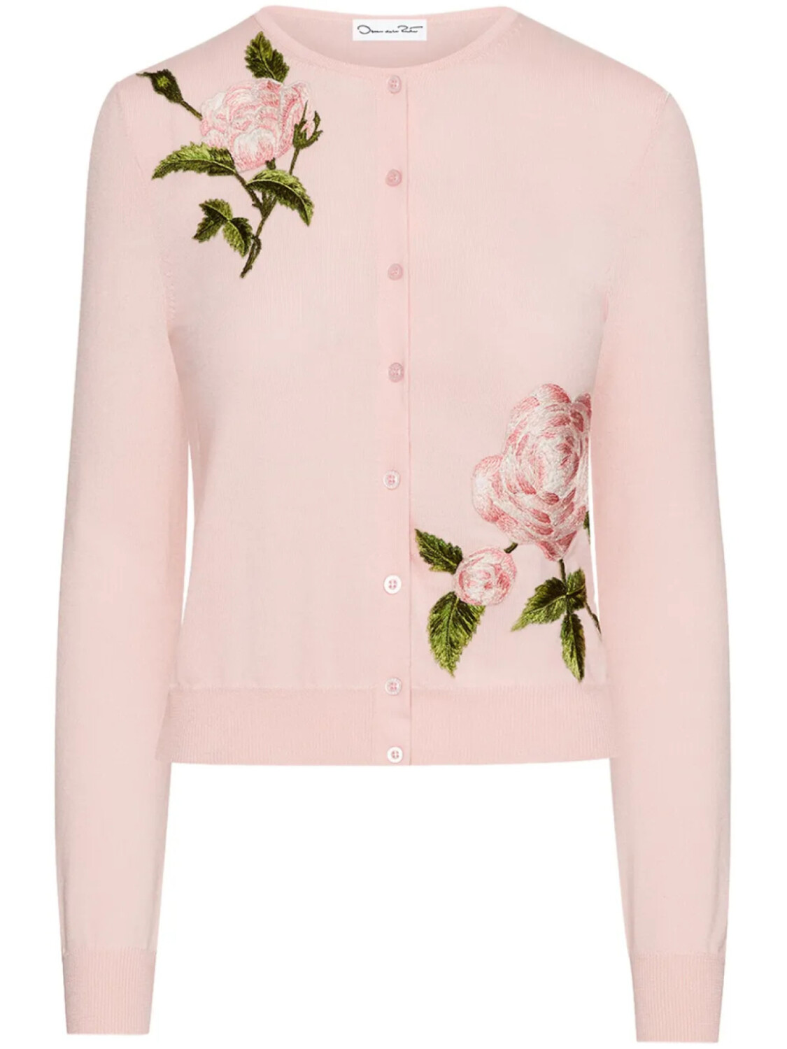 

Oscar de la Renta кардиган English Rose Thread, розовый